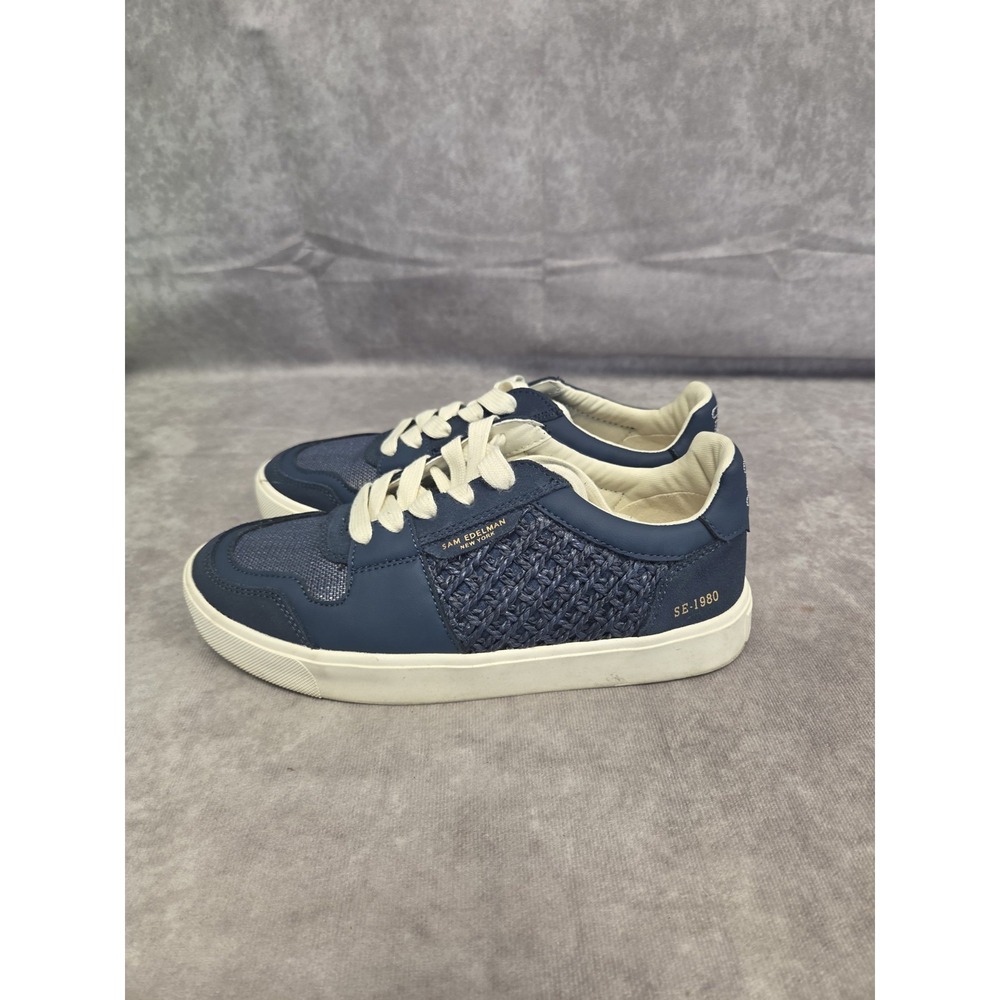 Sam Edelman Womens SZ 6.5M SNEAKERS BLU NWB